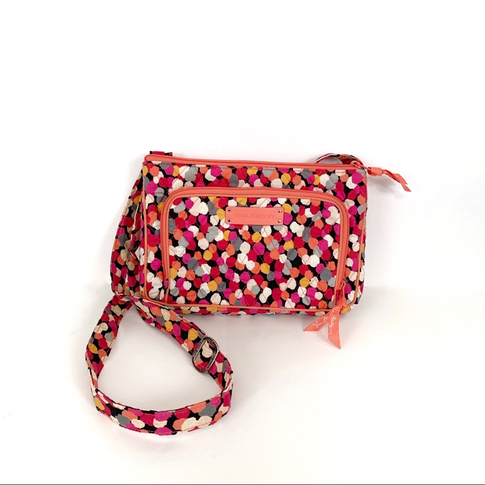 Vera Bradley Pixie Confetti Crossbody Bag Purse - Picture 3 of 8